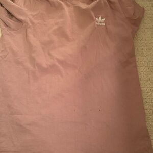 Pink adidas t shirt
